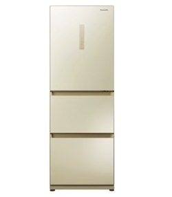 Panasonic 樂聲 NR-C340GH-N3 ECONAVI智慧節能三門雪櫃 (香檳金)